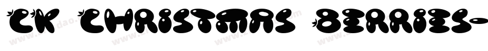 CK Christmas Berries字体转换